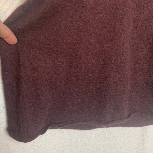 Bela NYC womens small burgundy long sleeve sweater wool soft casual - Picture 5 of 8